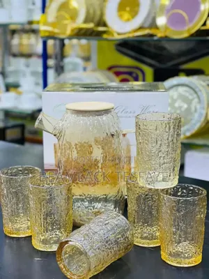 Photo - Quality 7pieces Jug With 6 Glasses