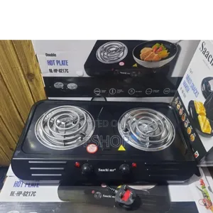 Photo - **Saachi Double Burner – Energy-Efficient Cost-Effective**