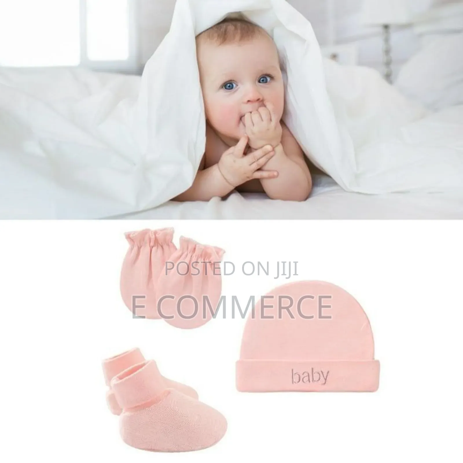 3 Set Newborn Baby Hat,Gloves, Socks Set