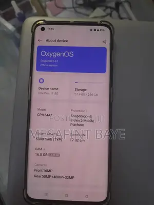 New OnePlus 11 256 GB Gray
