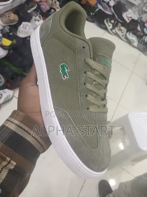 Photo - Lacoste Green Flat High Master Quality Shoes for You