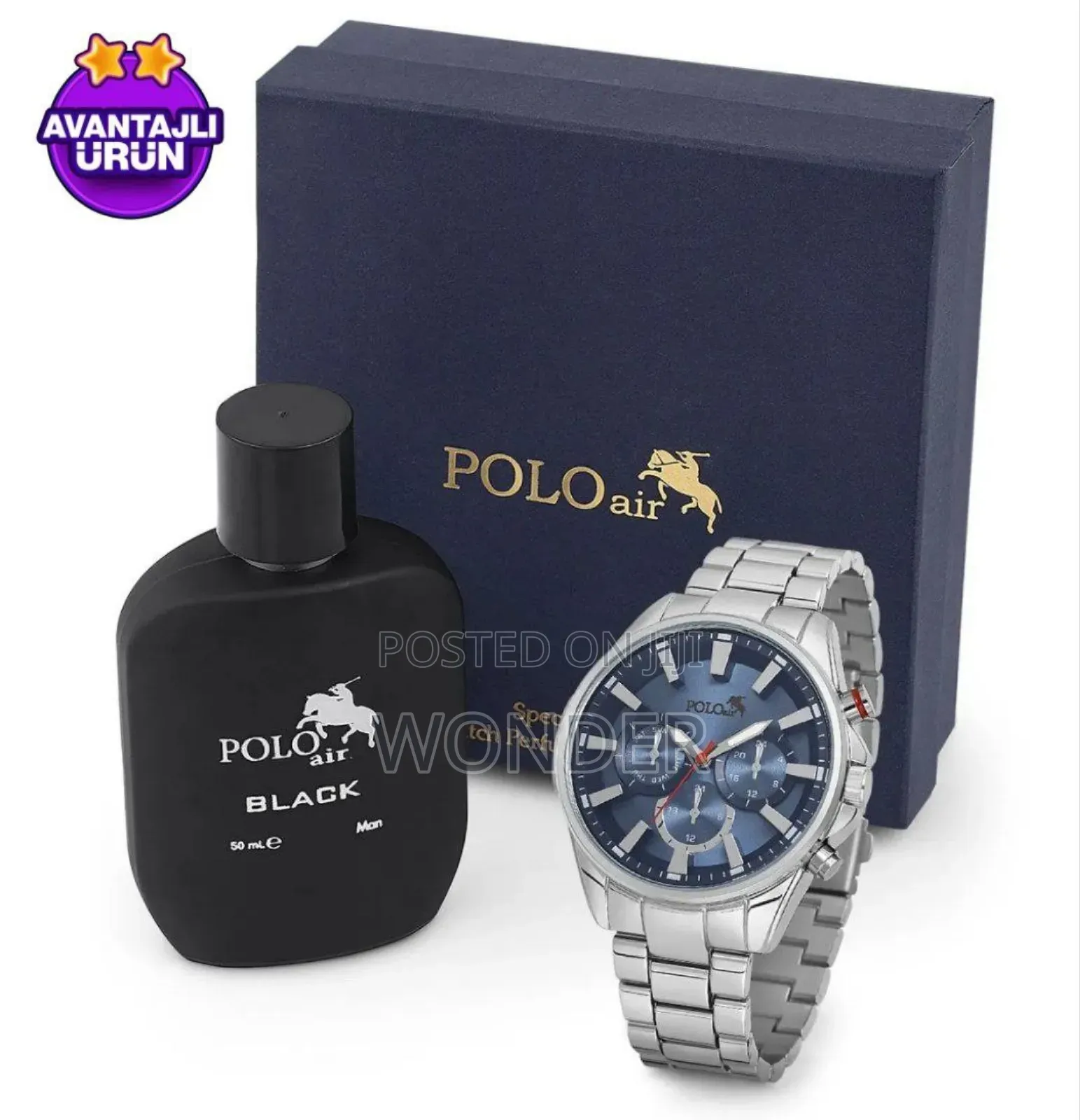 Polo Air Men's Wristwatch and Perfume