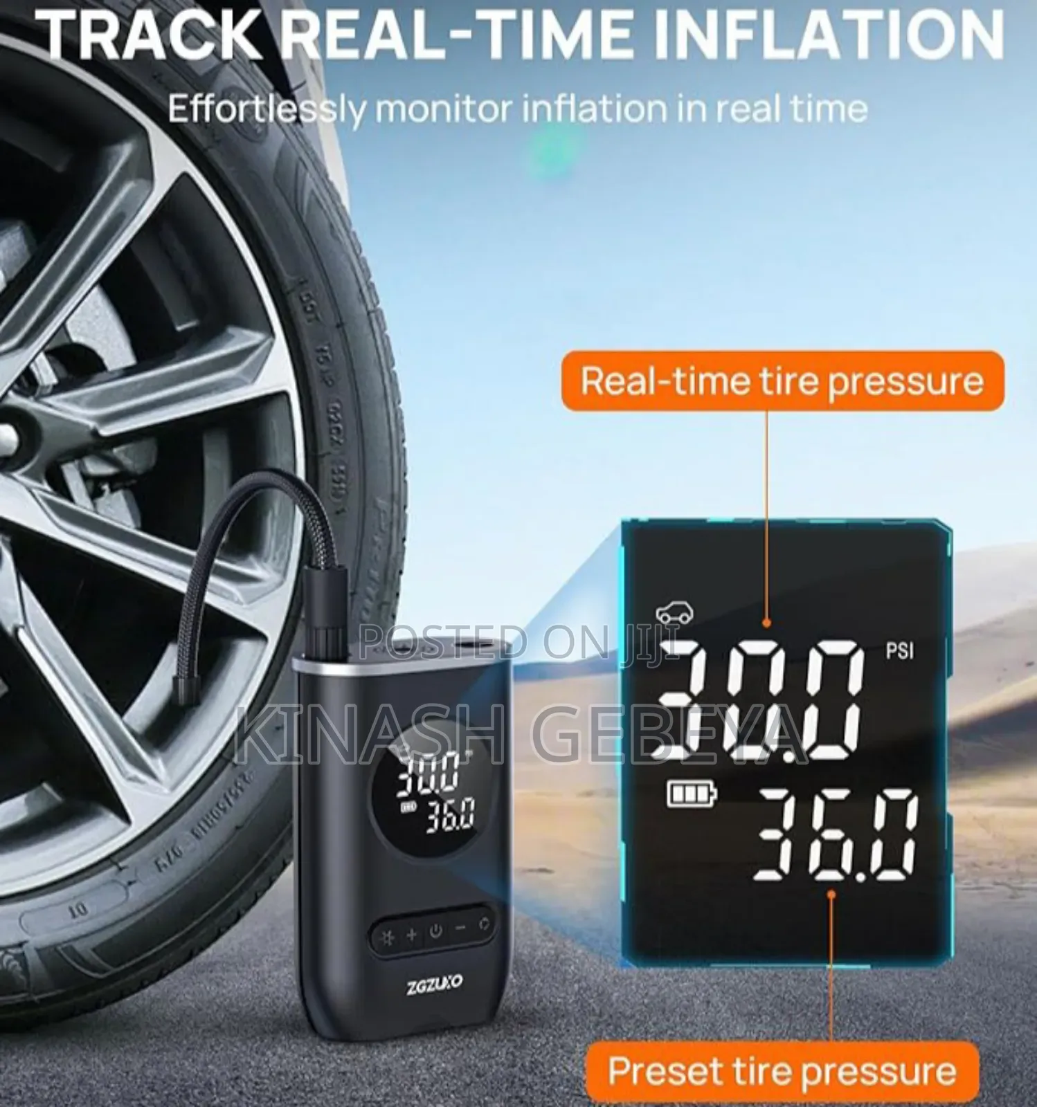 High Quality Wireless Car Air Pumper