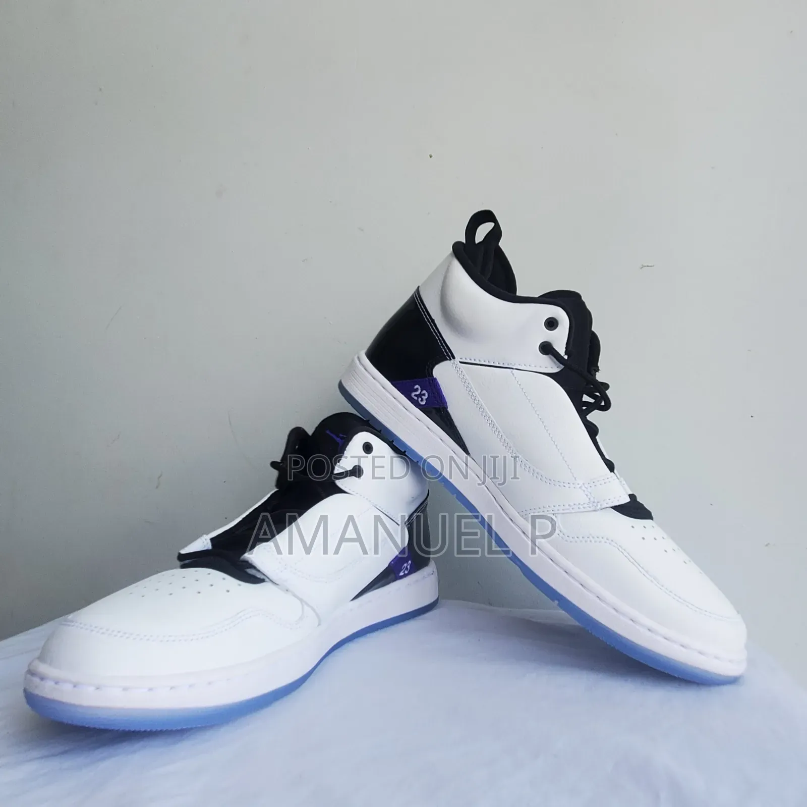 Jordan Fadeaway White Concord