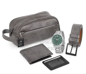 Photo - Men's Watch Wallet Belt Handbag Combo!