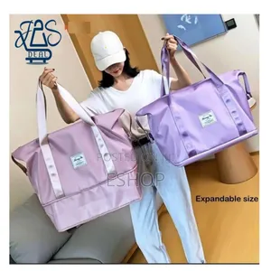 Photo - . **Water-Resistant Foldable Gym Travel Bag**