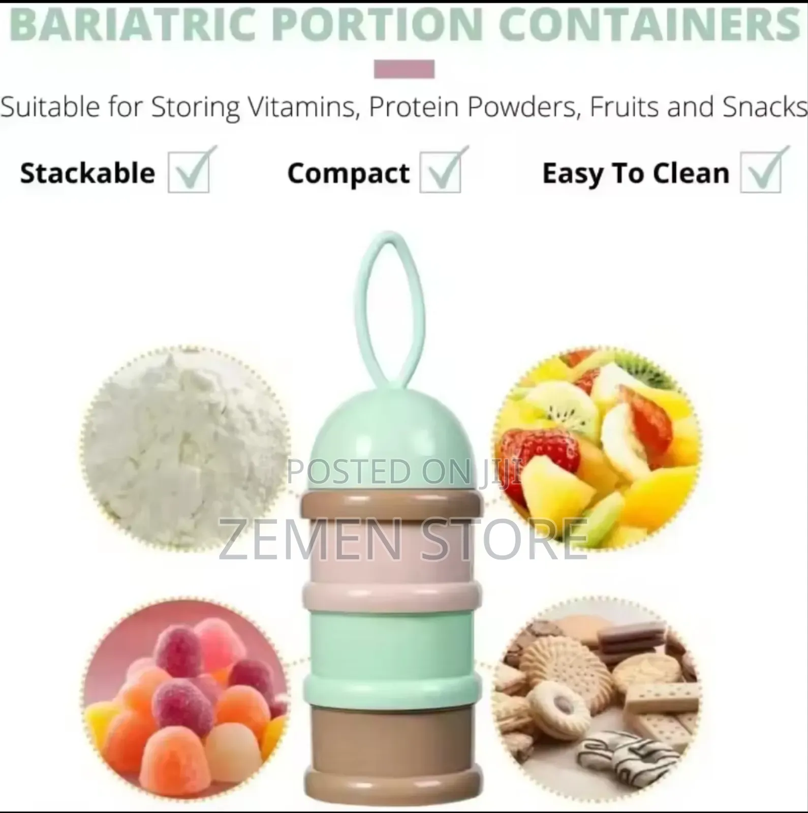 Three-Layer Baby Milk Powder Container