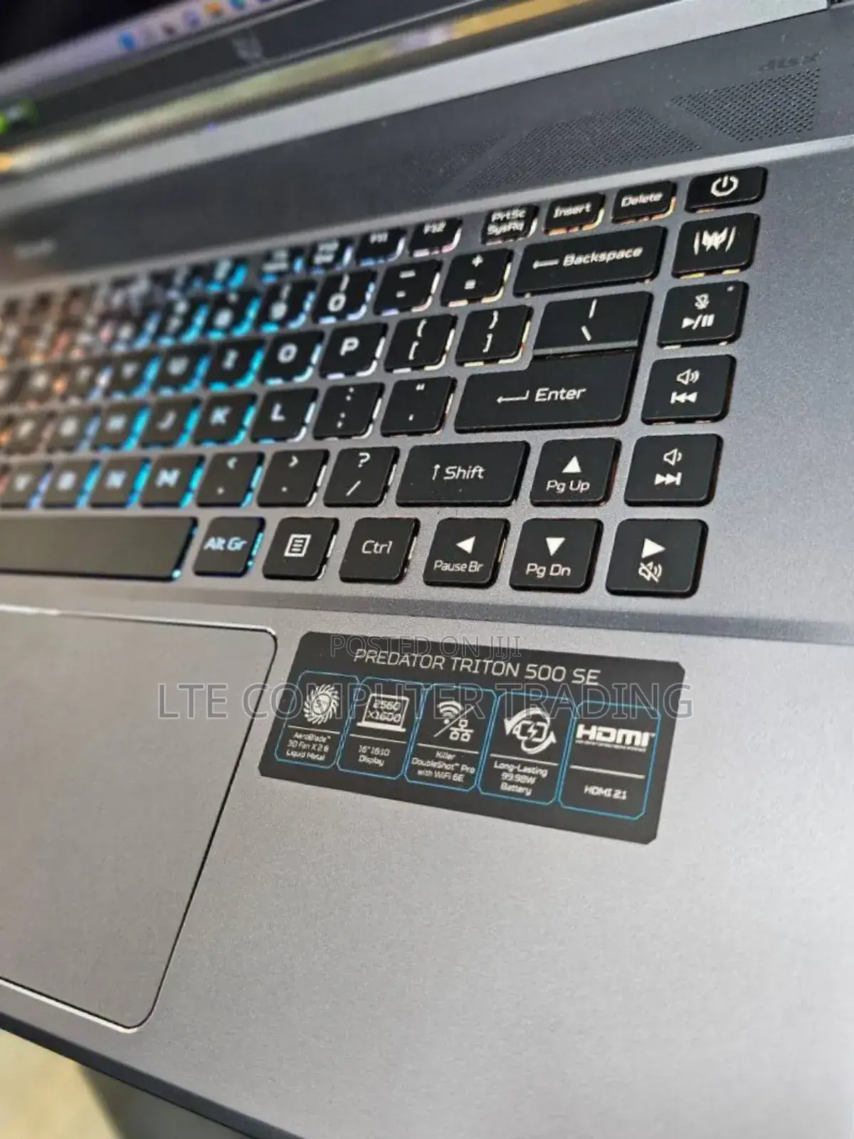 New Laptop Acer Predator Triton 500 SE 16GB Intel Core I7 SSD 1T