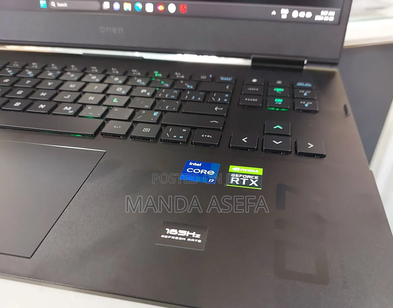 New Laptop HP Omen 17 32GB Intel Core I7 SSD 2T