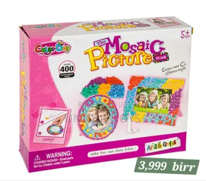 Photo - The Mosiac Picture Frame Craft Set, 400+ Mosiac Pieces