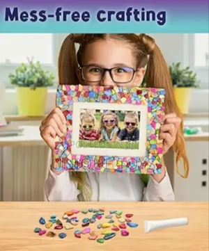 The Mosiac Picture Frame Craft Set, 400+ Mosiac Pieces