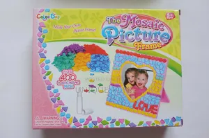 The Mosiac Picture Frame Craft Set, 400+ Mosiac Pieces