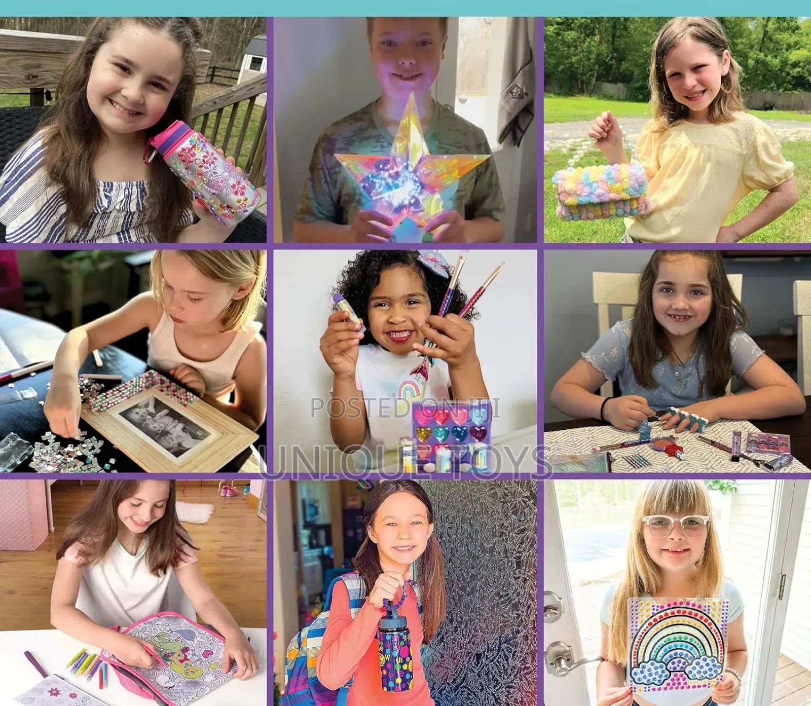 The Mosiac Picture Frame Craft Set, 400+ Mosiac Pieces