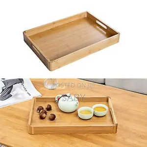 Bamboo Pallet Food Tray 3 PCS