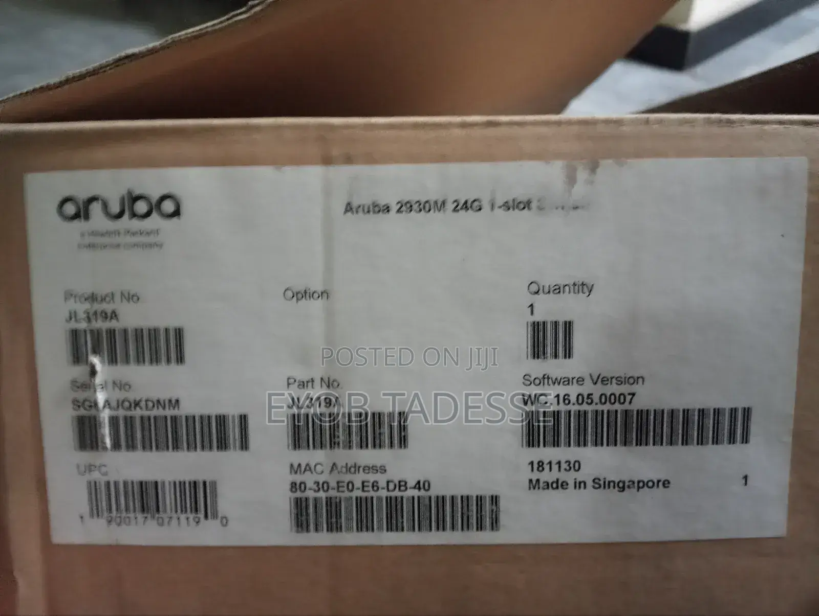 Aruba and Cisco Routers