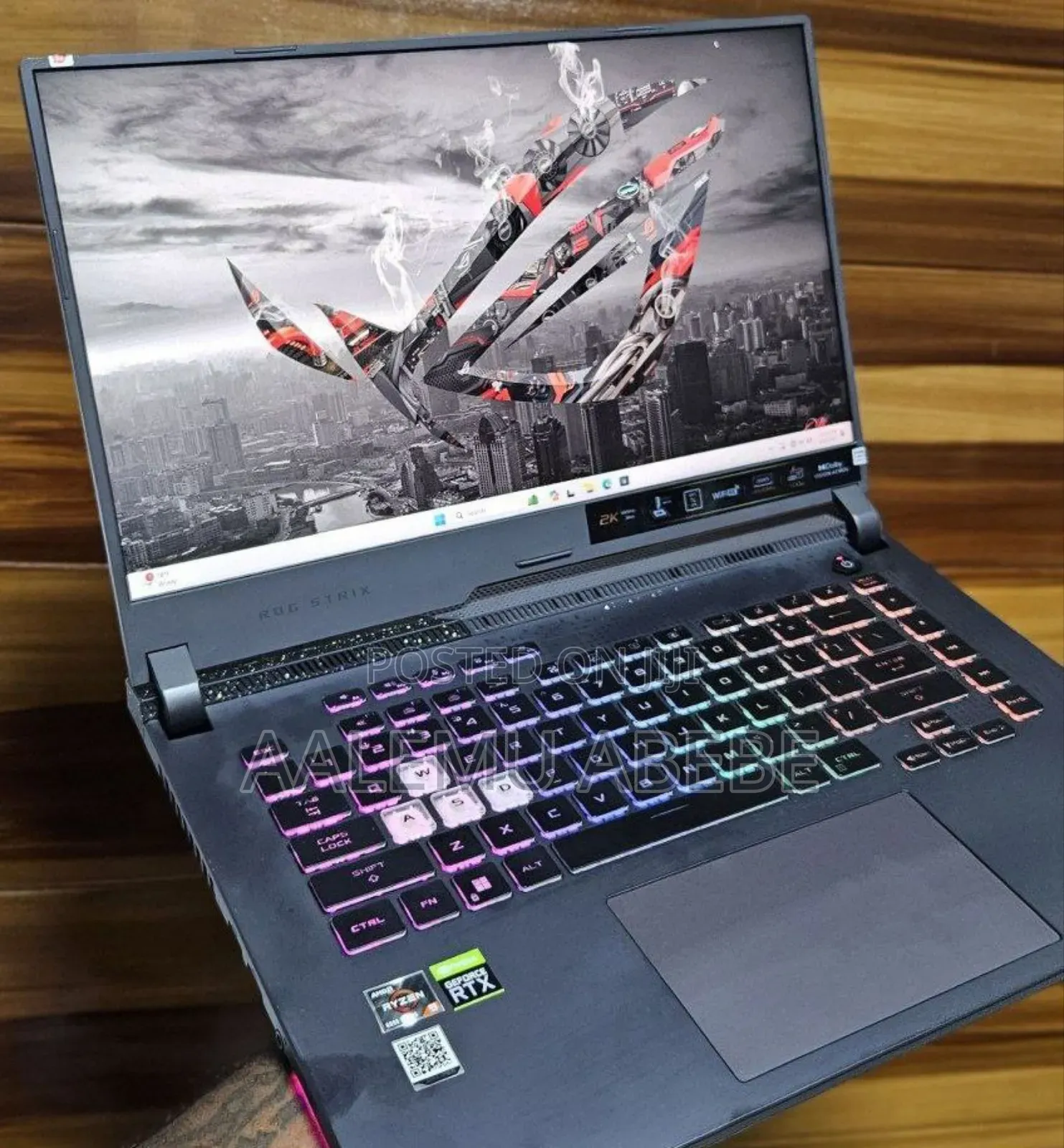 New Laptop Asus ROG Strix G15 16GB AMD Ryzen 9 SSD 512GB