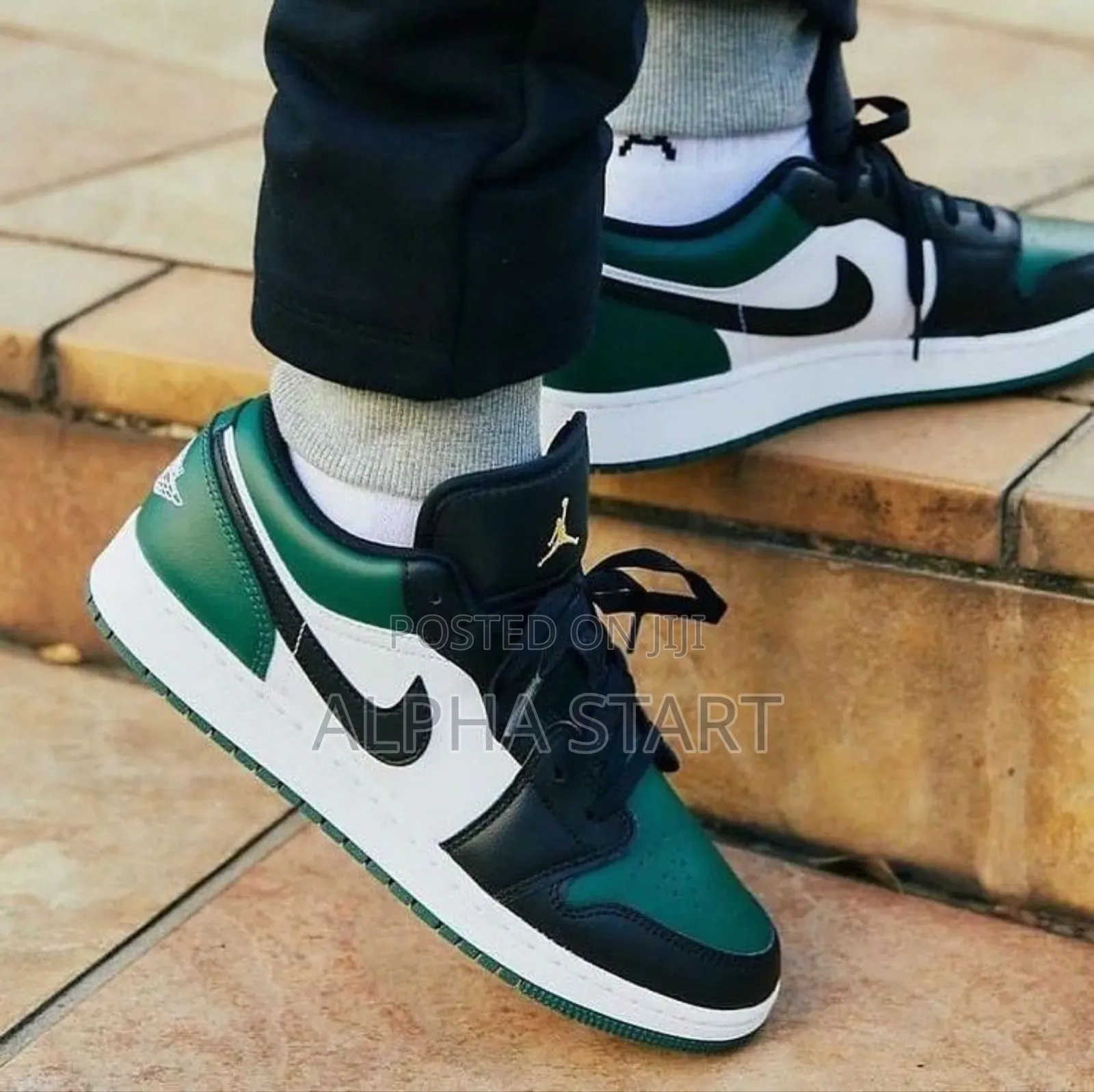 Nike Air Air Jordan 1 Retro Green Toe High Master Quality