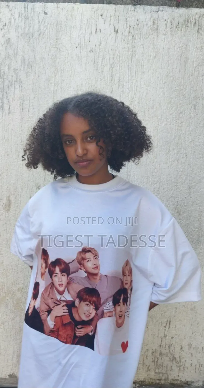 BTS Printed Oversized Tshirt
