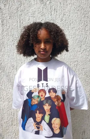 BTS Printed Oversized Tshirt