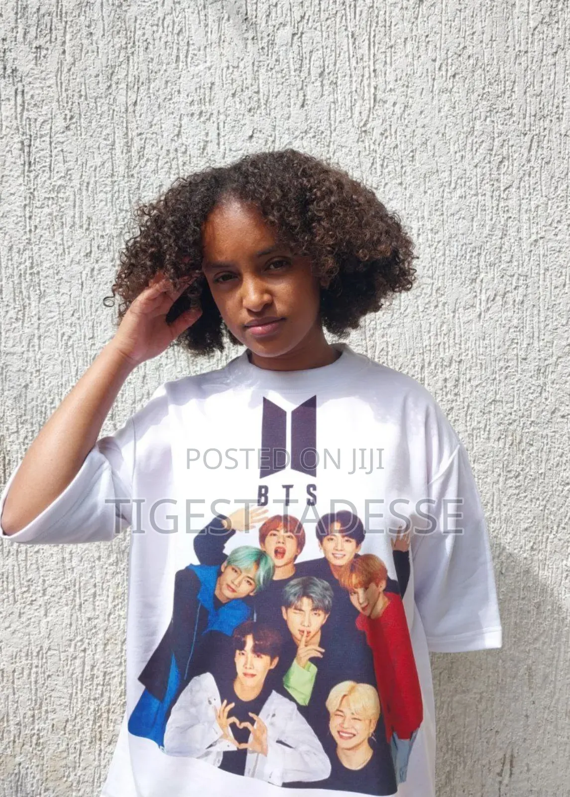 BTS Printed Oversized Tshirt