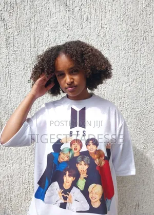 BTS Printed Oversized Tshirt