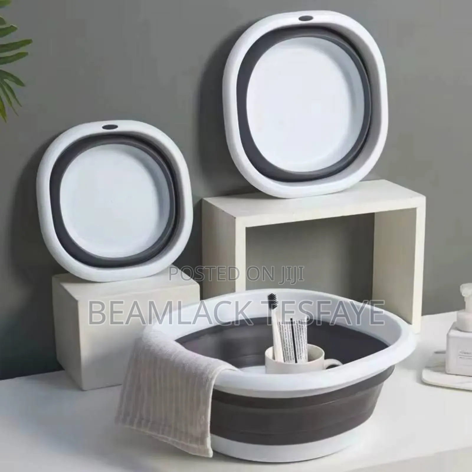 3pcs Foldable Silicon Basket