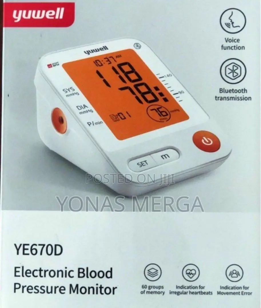 Measures Blood Pressure and Heart Rate in the Upper Arm