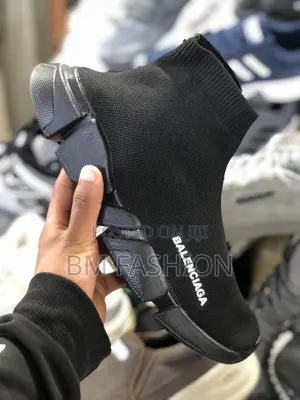 Photo - Balenciaga Sock Boots Black