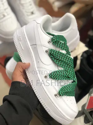 Air Force 1 Double Laces White