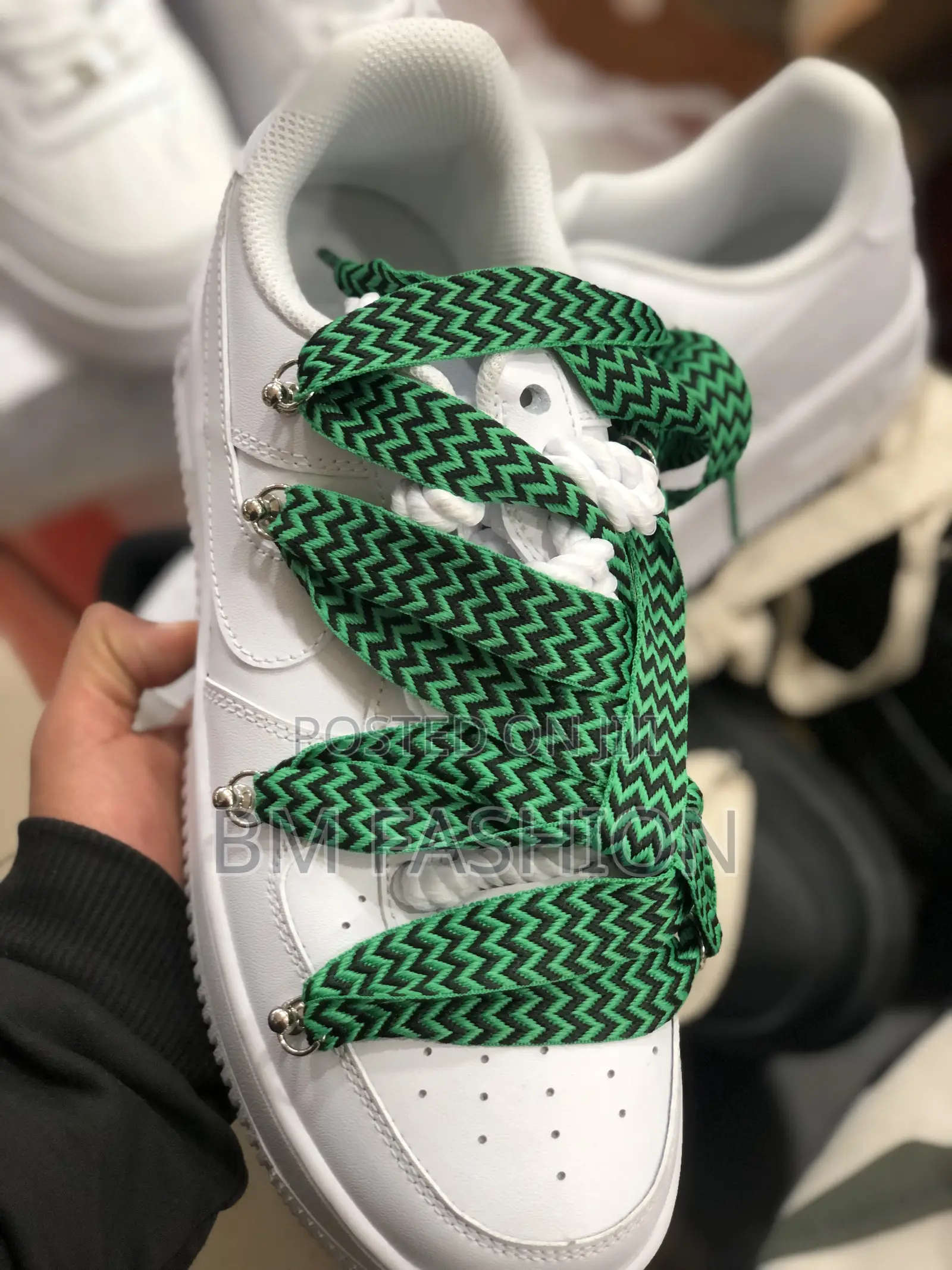 Air Force 1 Double Laces White