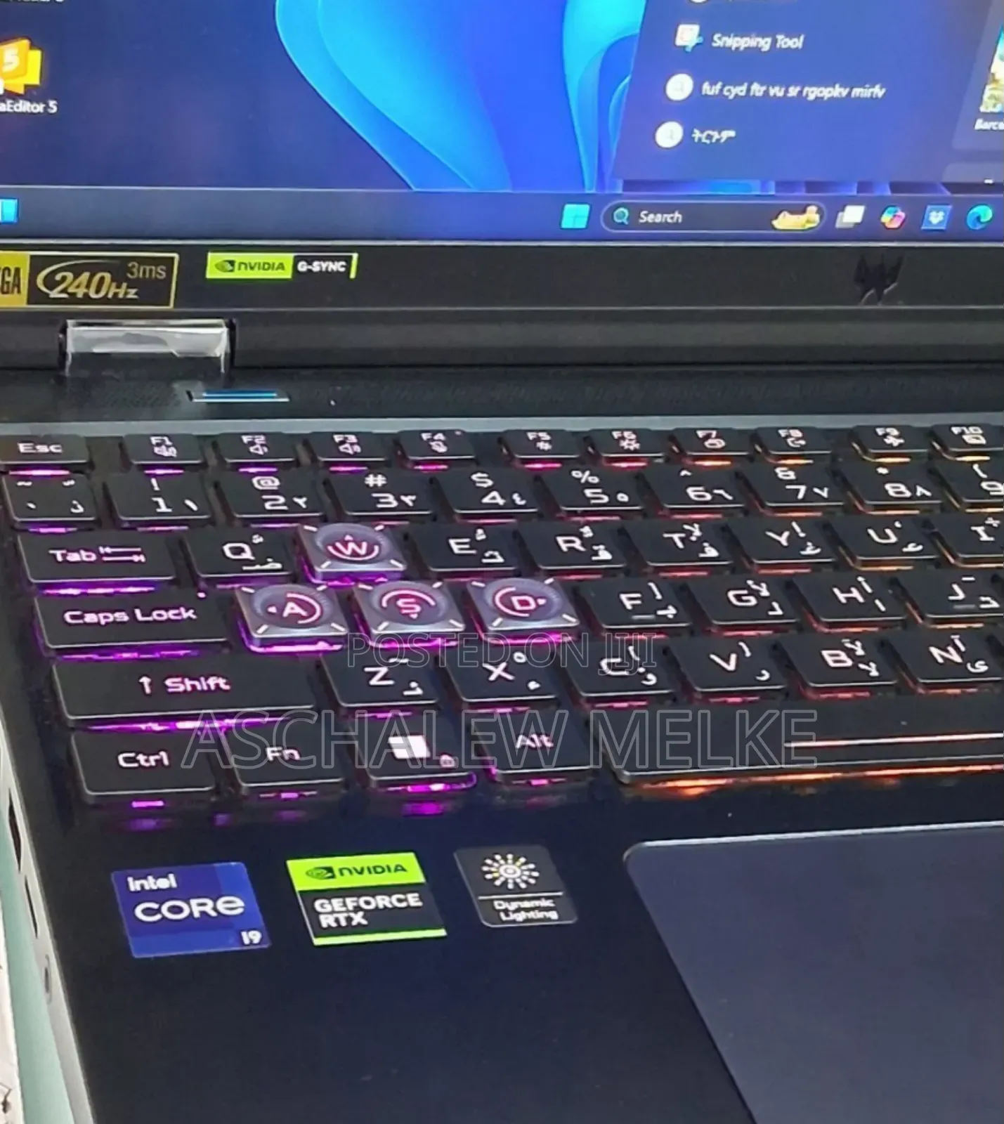 New Laptop Acer Predator Helios 16 32GB Intel Core I9 SSD 1T