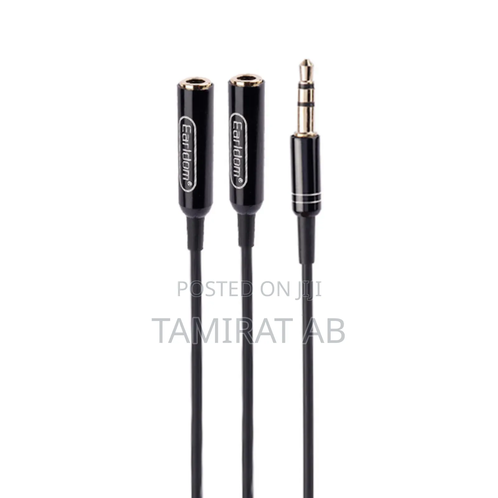 Earphone Aux Jack Cable Splitter - One Divides Into Two