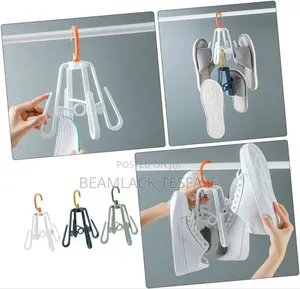 Photo - Shoe and Sandal Rotating and Folding Draying Hanger