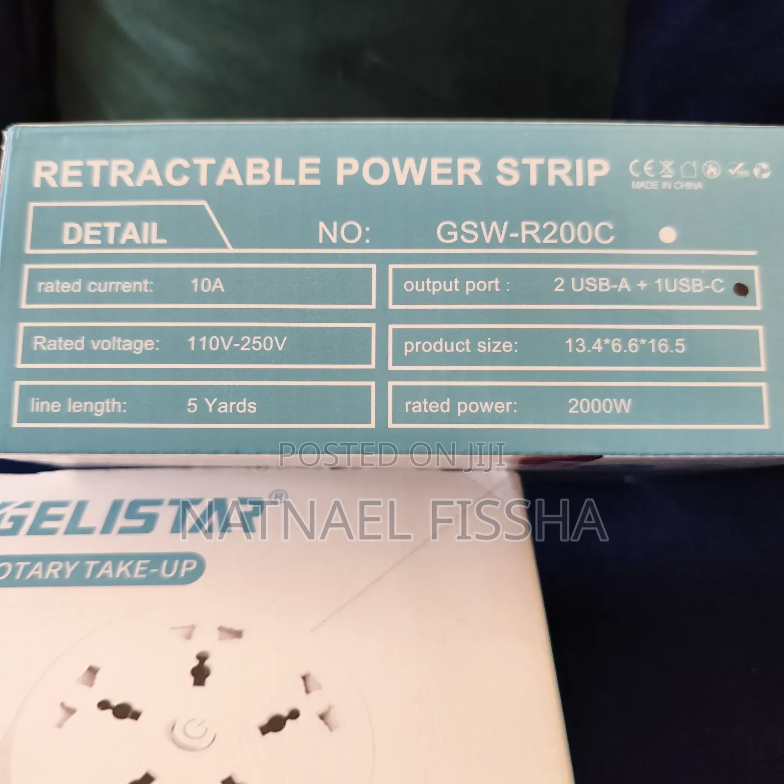 Gelistar Retractable Power Strip