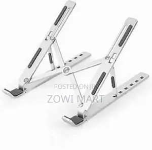 Photo - Aluminium Laptop Stand + Folding Desktop Phone Stand