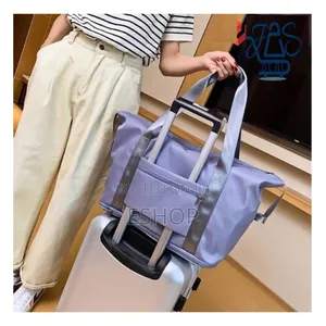 **Foldable Travel Bag – Handheld, Shoulder Luggage Strap**