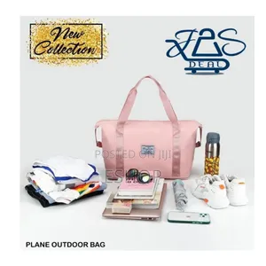 **Foldable Travel Bag – Handheld, Shoulder Luggage Strap**