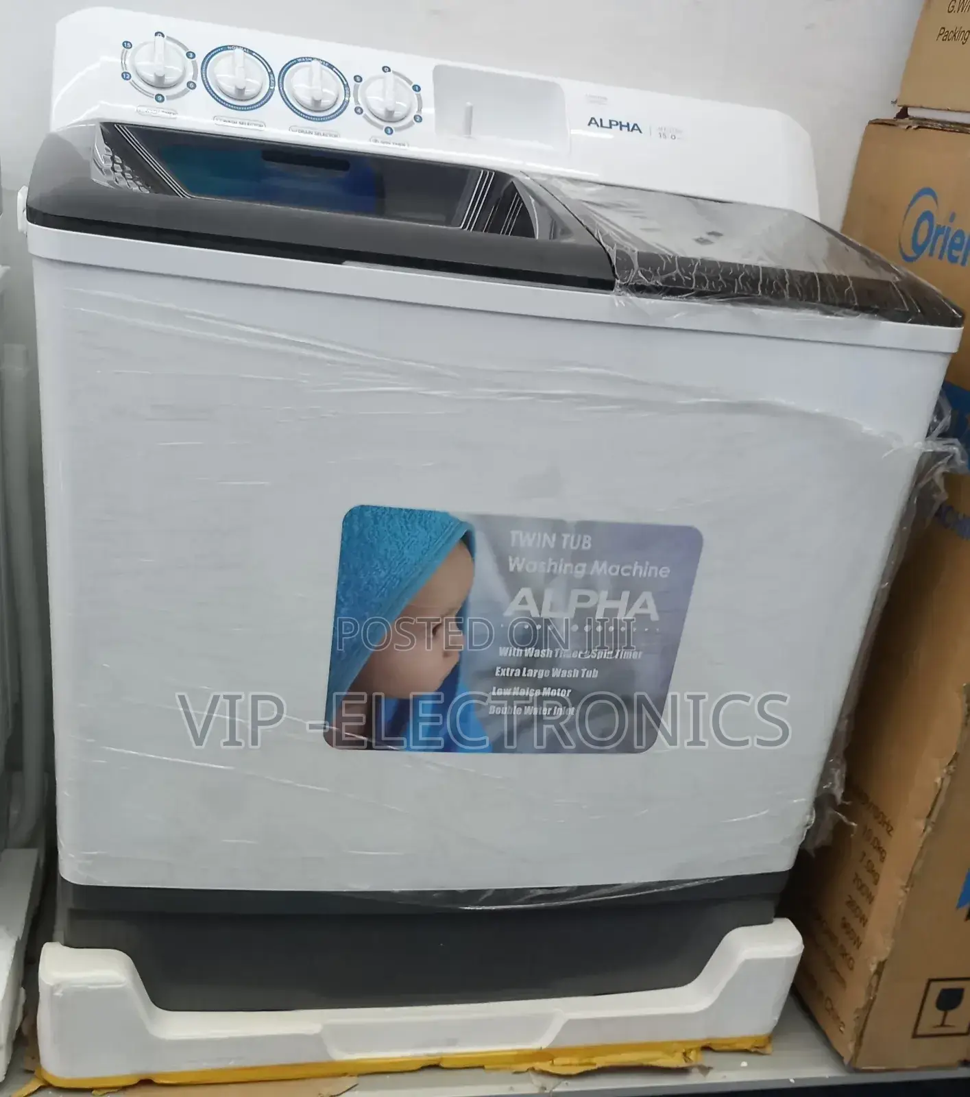 Alpha Washing Machine 15.Kg