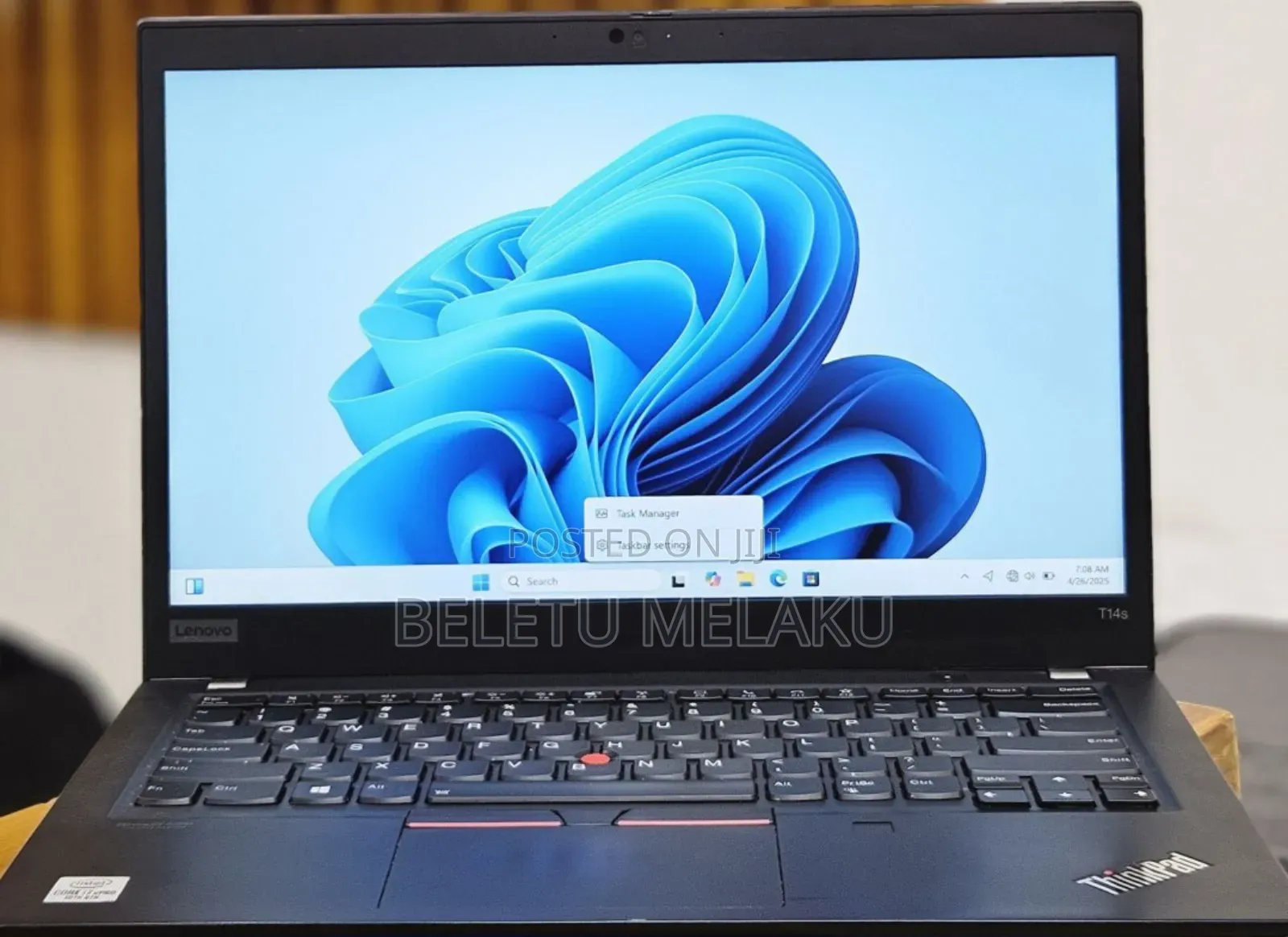 New Laptop Lenovo ThinkPad T14 32GB Intel Core I7 SSD 512GB