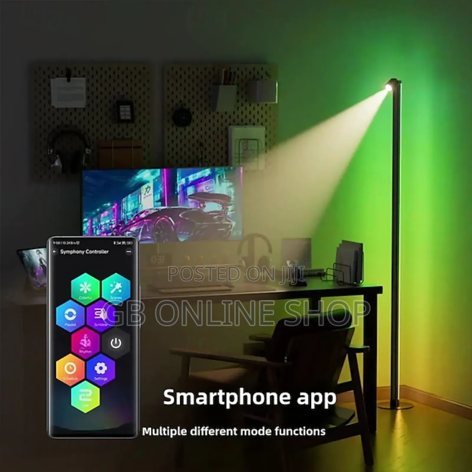 Detachable Led Floor Lamp With Spotlight