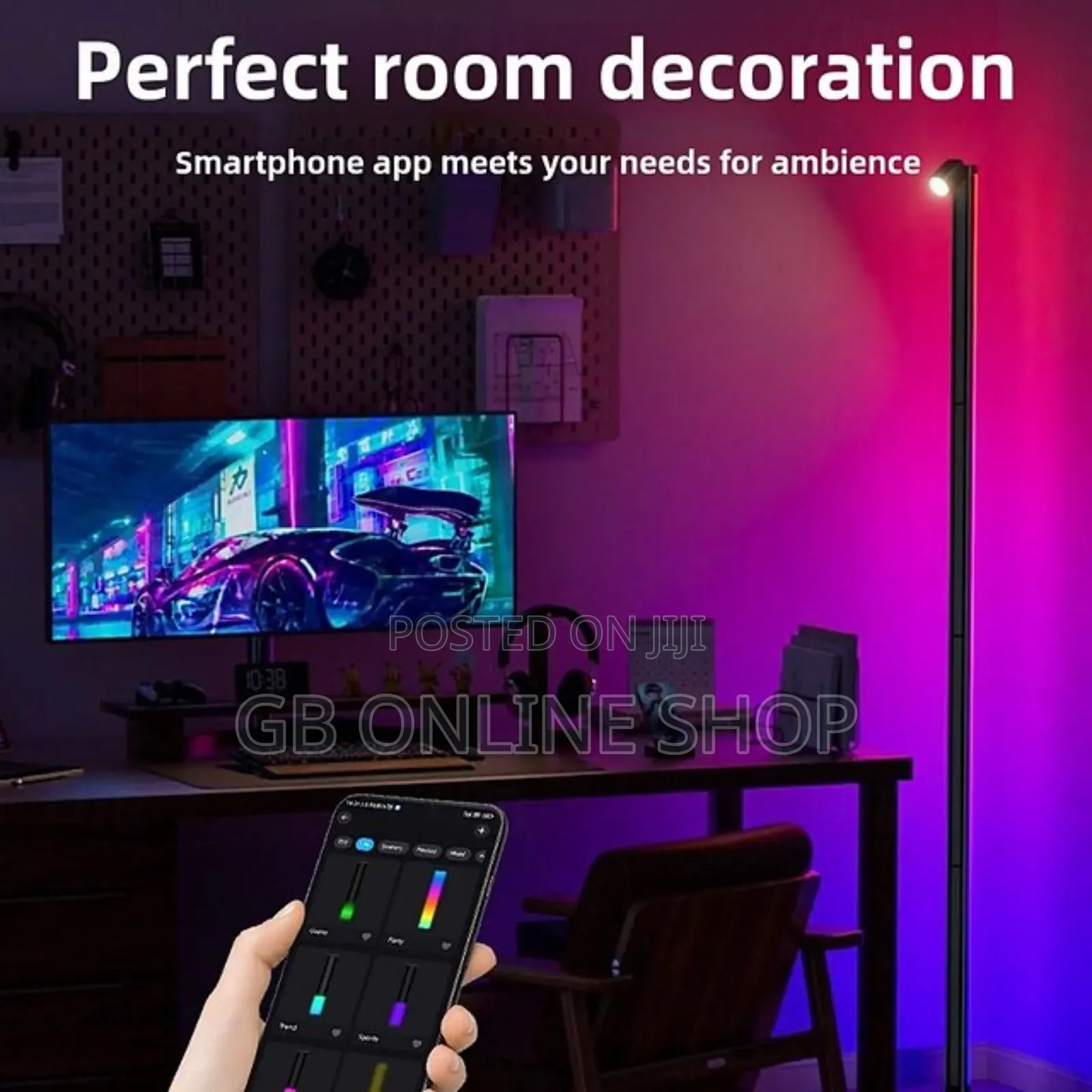 Detachable Led Floor Lamp With Spotlight