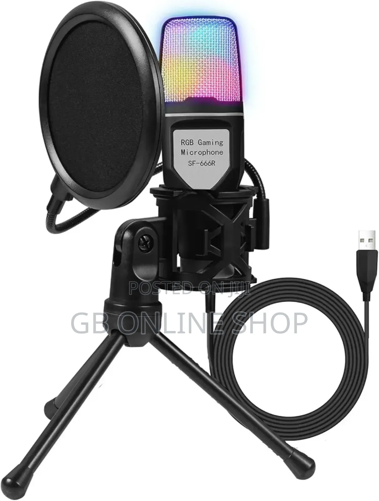 RGB Usb Condenser Microphone