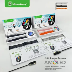 Smartberry A98 Amoled Screen Smart Watch