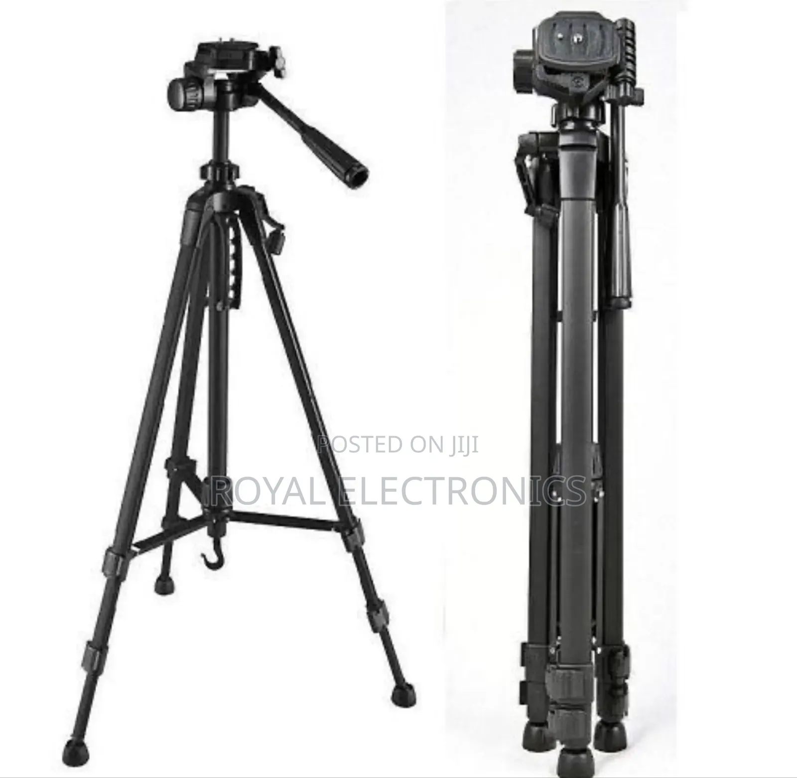 ለስልክም ለካሜራም የሚሆን High Quality Tripod(3way Fluid Effect Head)