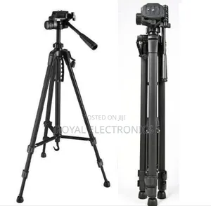 Photo - ለስልክም ለካሜራም የሚሆን High Quality Tripod(3way Fluid Effect Head)