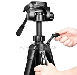ለስልክም ለካሜራም የሚሆን High Quality Tripod(3way Fluid Effect Head)