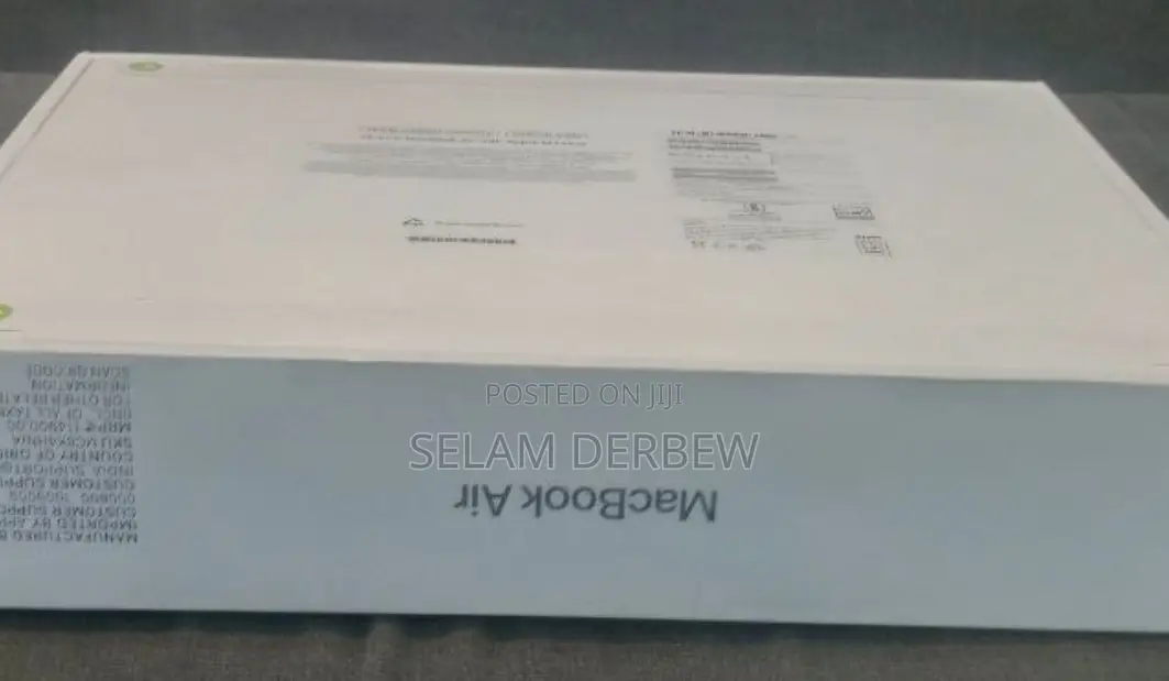 New Laptop Apple MacBook Air 2024 M3 13-Inch 16GB Apple M3 SSD 256GB