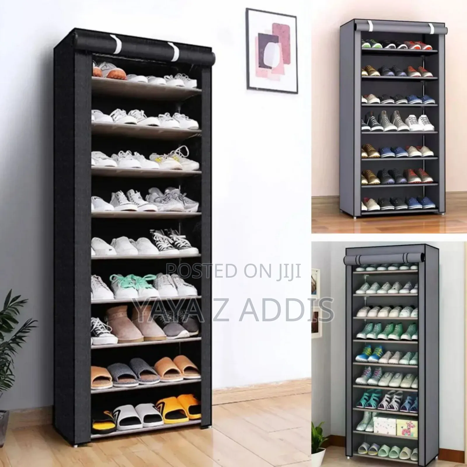 10 and 8 -Layer Shoe Rack (Shelves)
