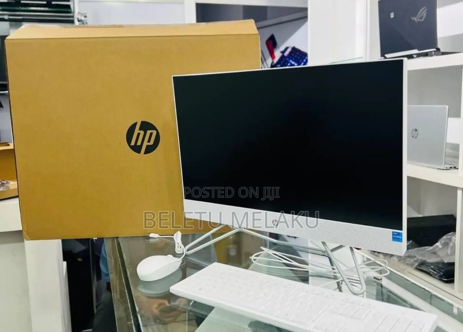 New Desktop Computer HP 200 G4 All-in-One 8GB Intel Core I7 SSD 512GB