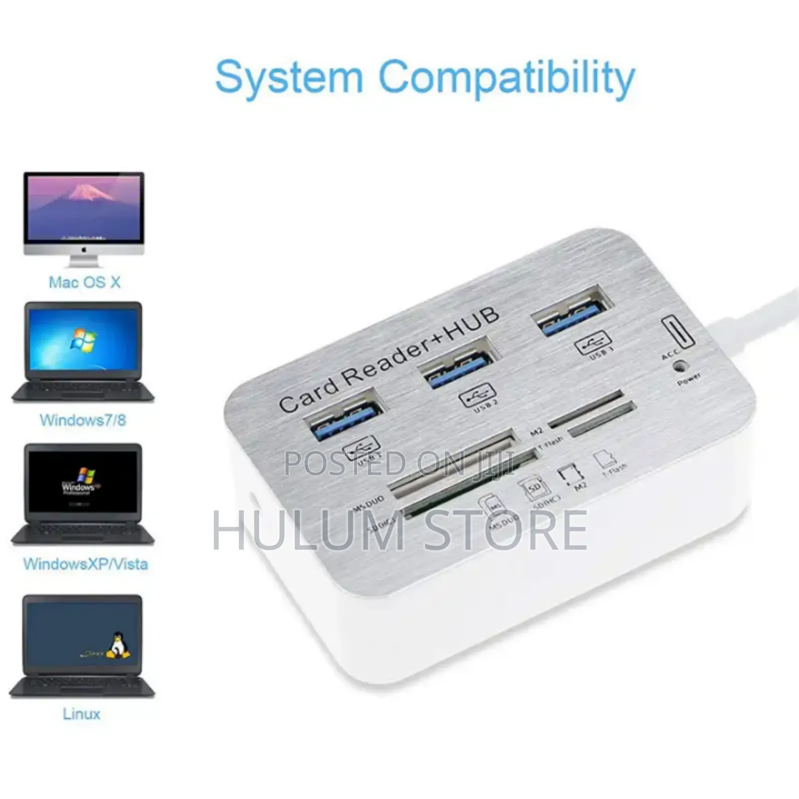 7in1 Usb and Card Reader